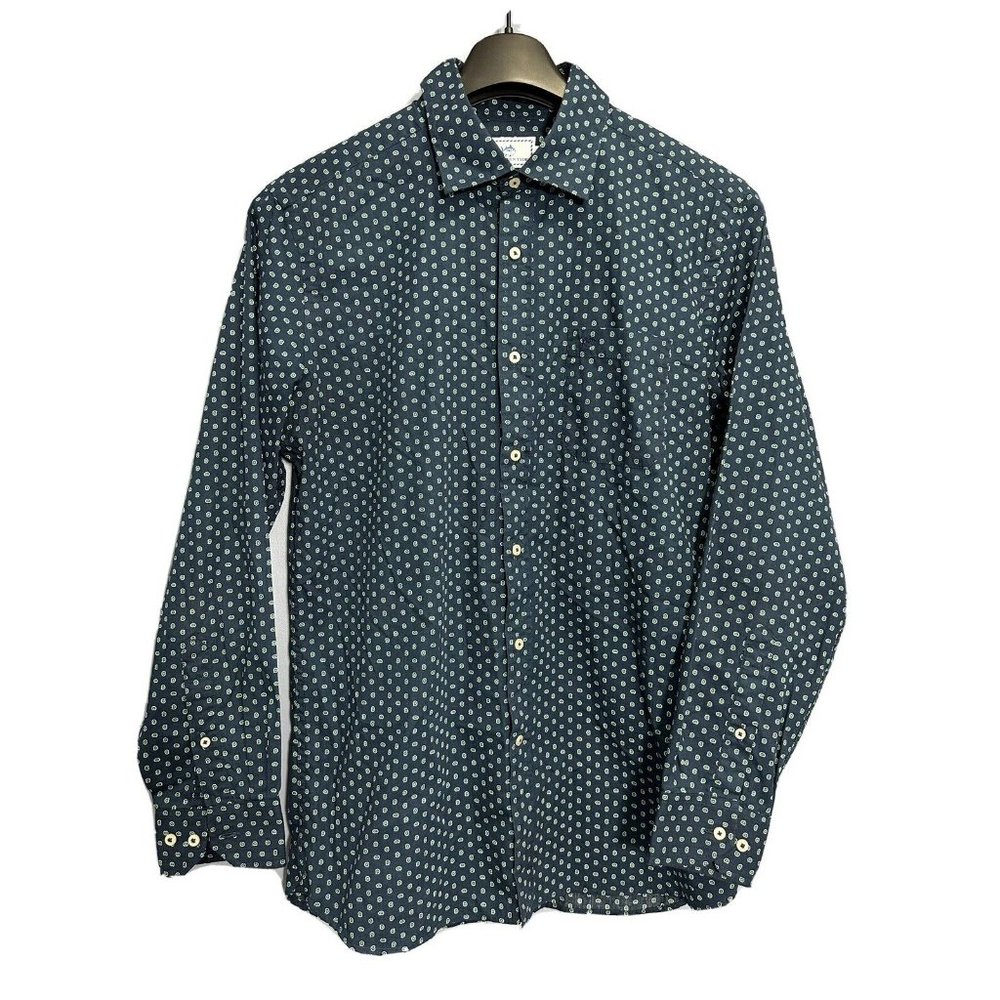 Southern Tide Men's Medium Multicolor Skipjack Logo Long Sleeve Shirt EUC